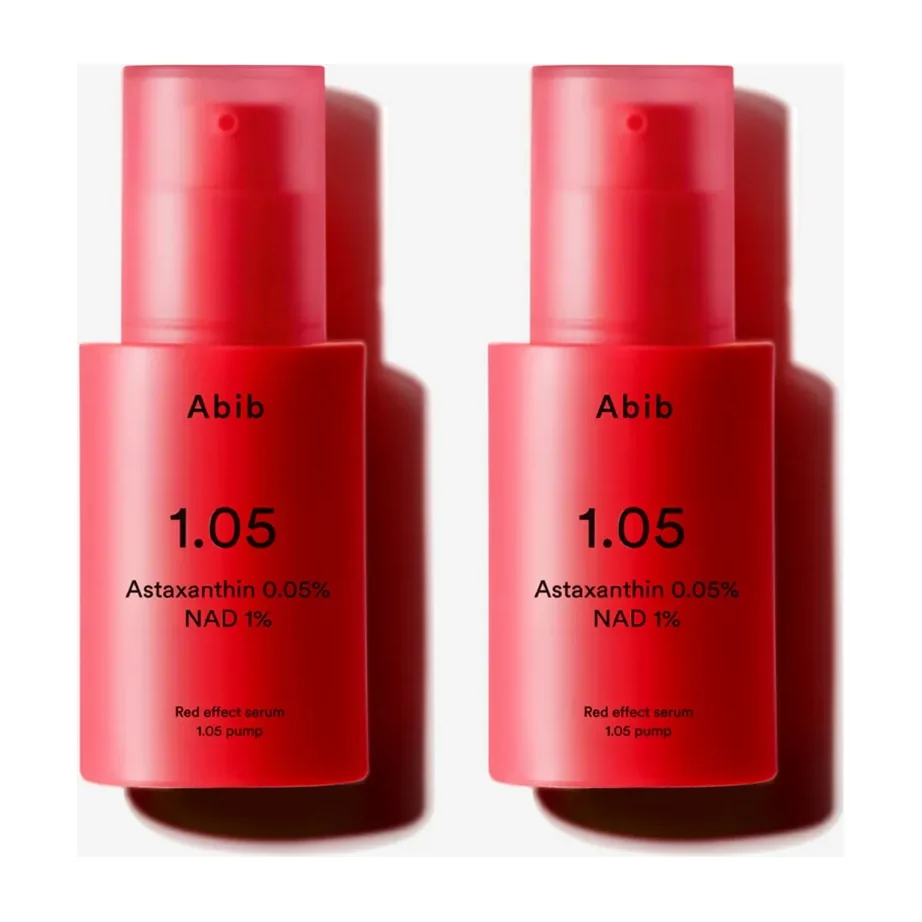 Abib Red Effect Serum 1.05 Pump — 30ml Korean antioxidant serum with astaxanthin, NAD, and niacinamide
