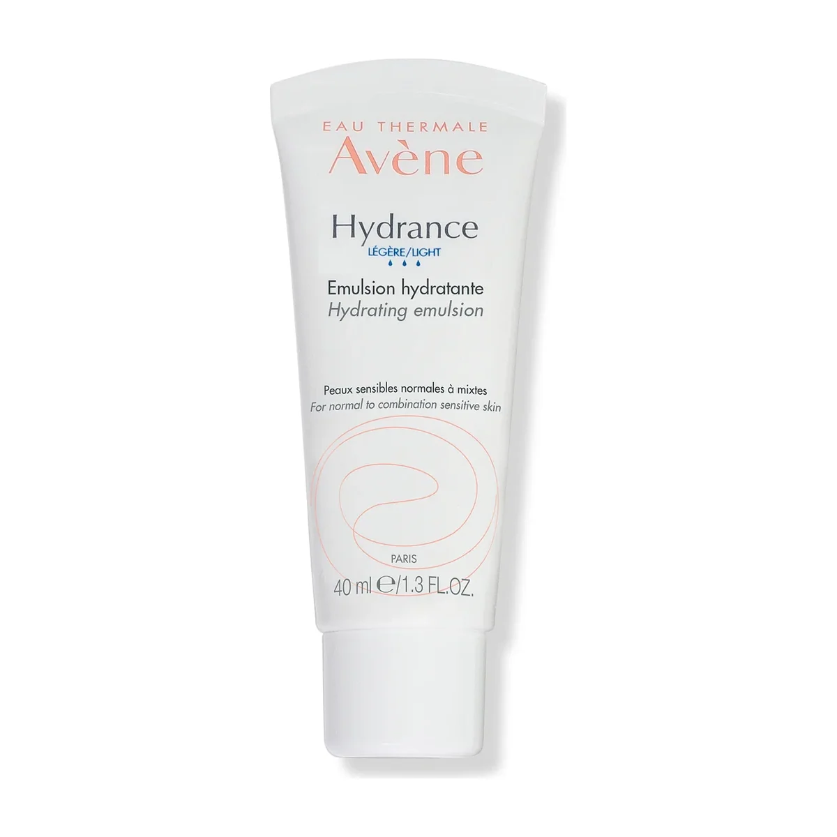 Avène Hydrance LIGHT Emulsion 40 mL white and blue tube