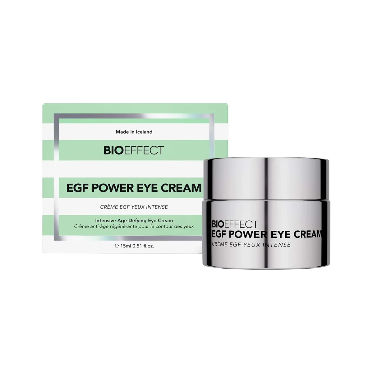 Bioeffect EGF Power Eye Cream, a loaded eye cream with barley-derived EGF, caffeine, bakuchiol, niacinamide and ceramides