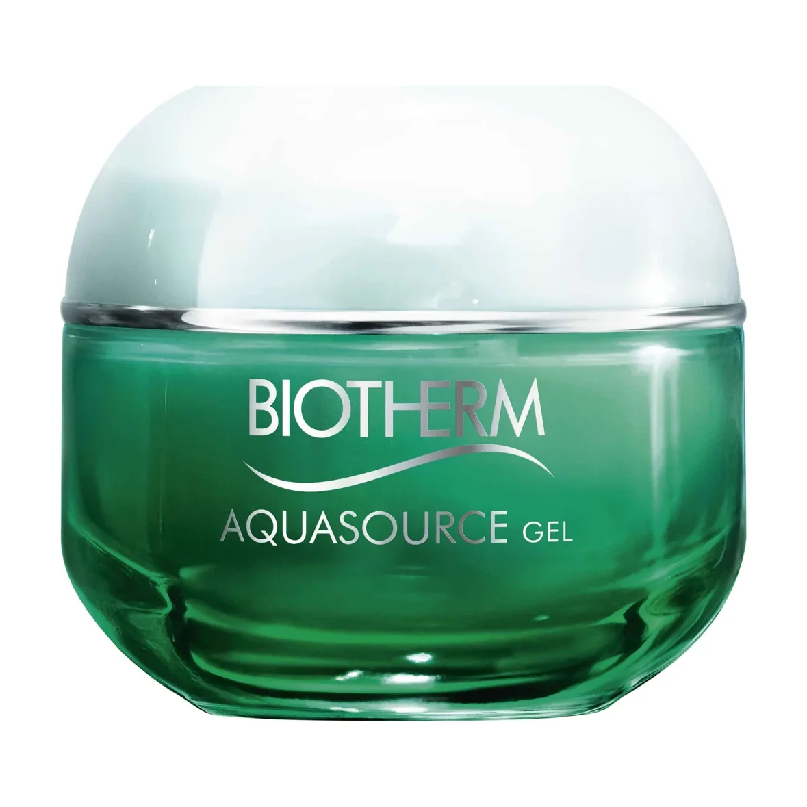 Biotherm Aquasource Gel jar on white background