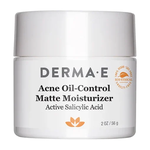 Derma E Acne Rebalancing Cream 2 oz glass jar