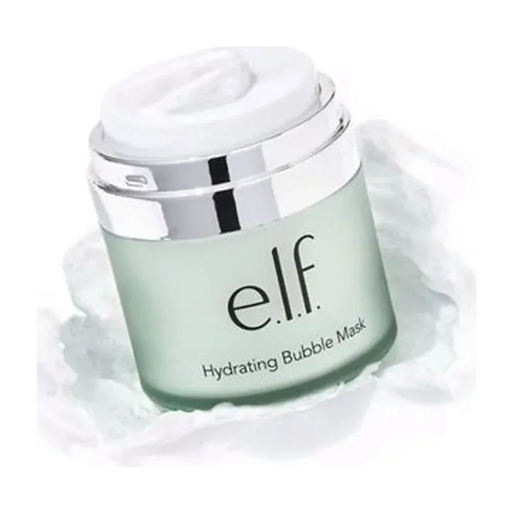 e.l.f. Skin Hydrating Bubble Mask jar on white background