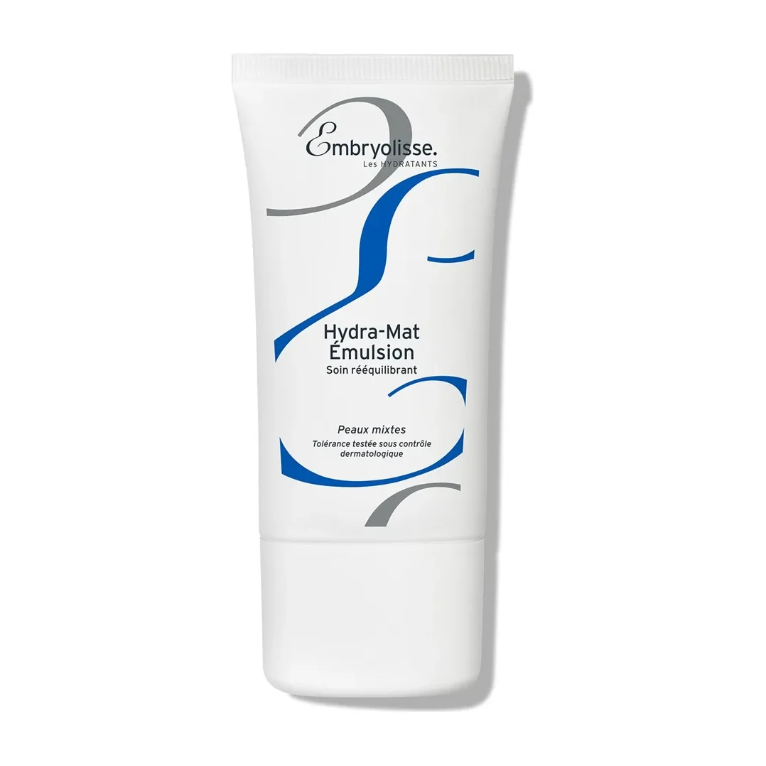 Embryolisse Hydra-Mat Emulsion 40ml tube with white and blue branding
