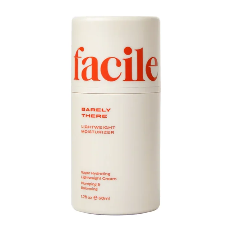 facile Barely There lightweight moisturizer in a cream 50ml pump bottle