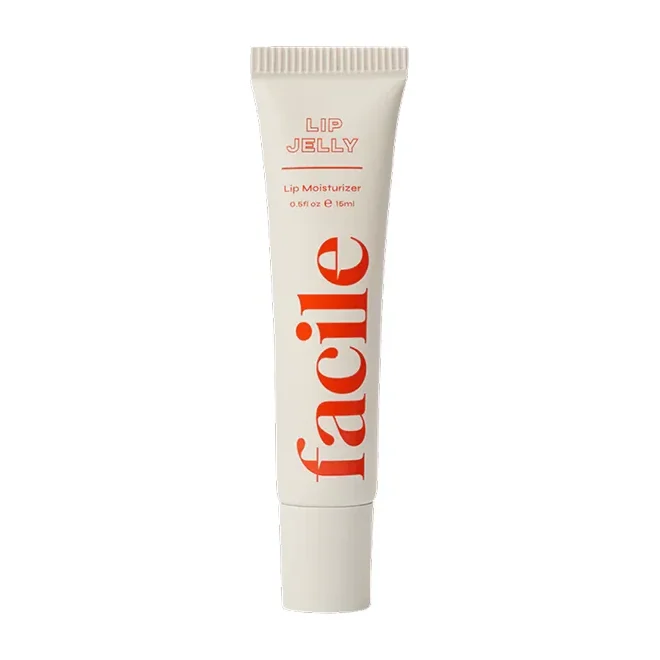 facile Lip Jelly clear lip treatment in a cream 15ml squeeze tube