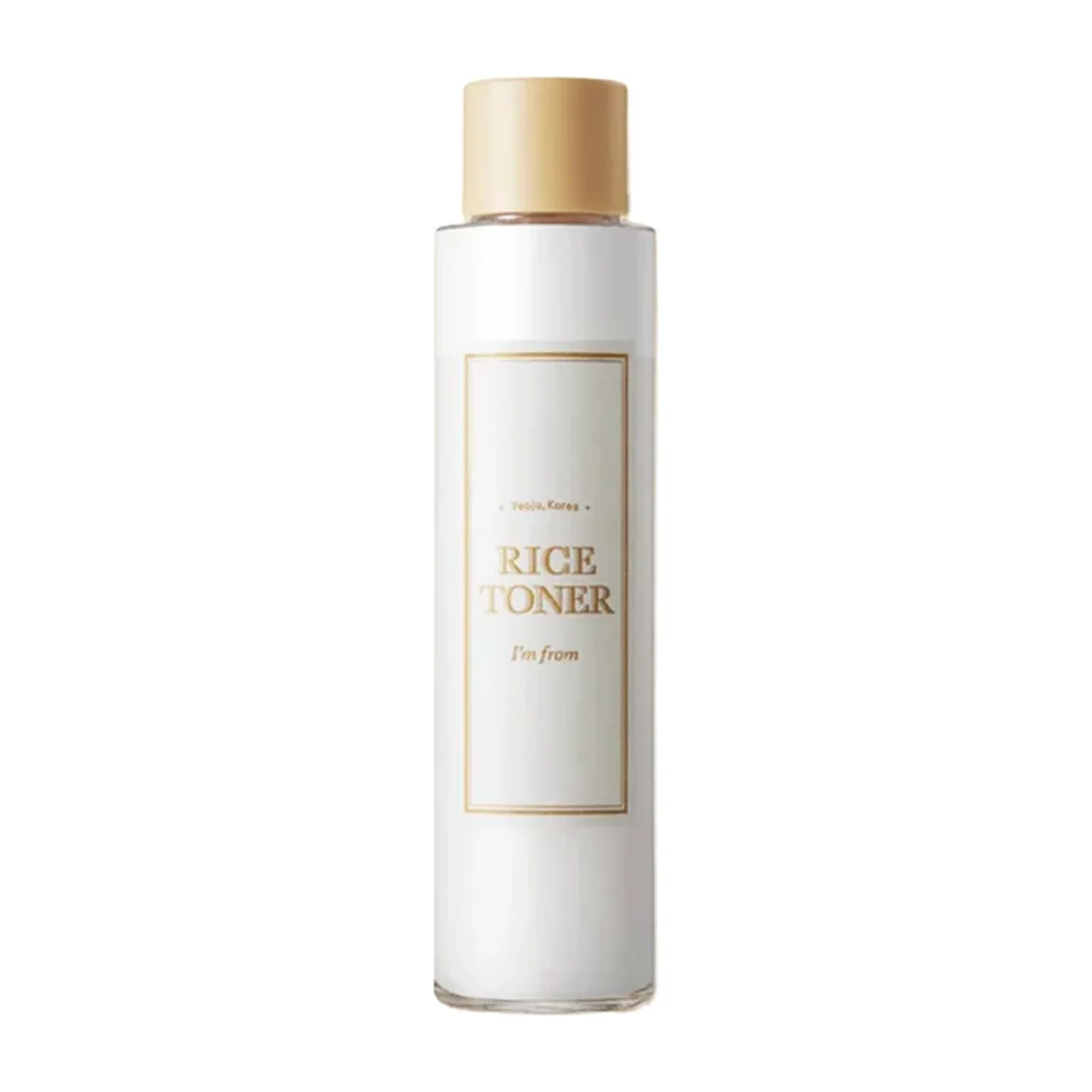 I'm From Rice Toner 150 mL clear plastic bottle