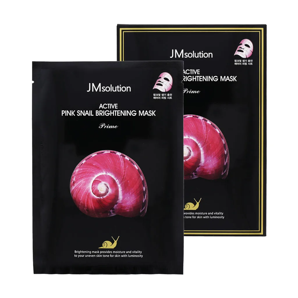 JMsolution Active Pink Snail Regenerating Mask sheet mask