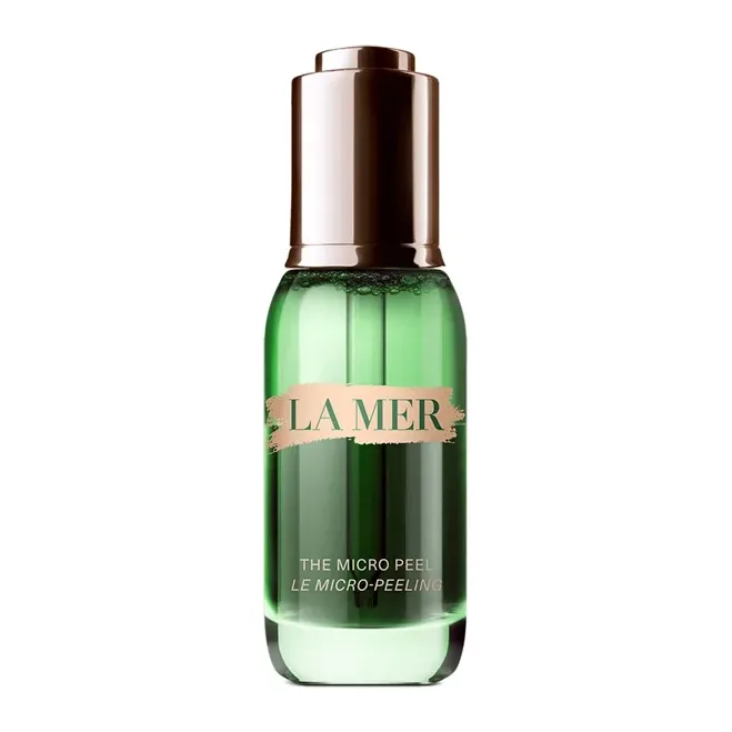 La Mer The Micro Peel 30 mL green dropper bottle