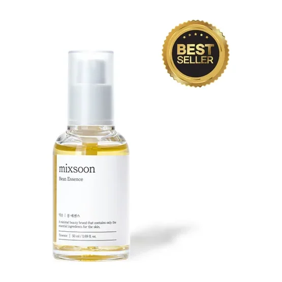 mixsoon Bean Essence in minimalist frosted glass bottle with dropper