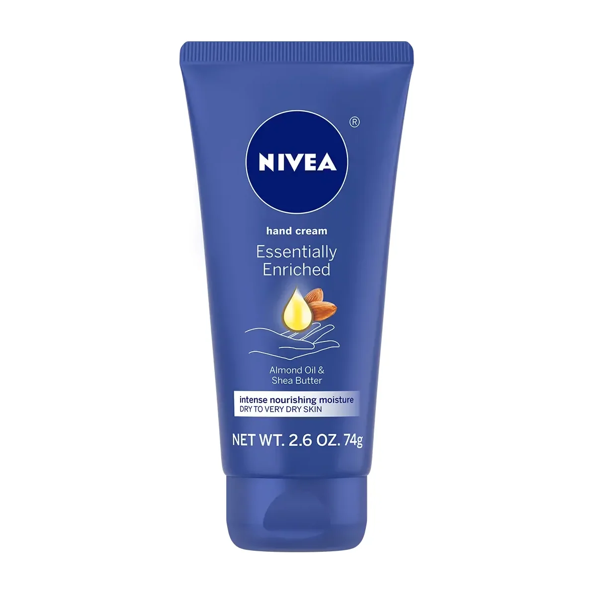 Nivea Essentially Enriched Hand Cream 2.6 oz navy tube