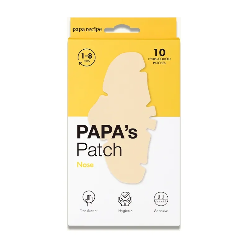 Papa Recipe Papa's Patch Nose box of 10 hydrocolloid patches