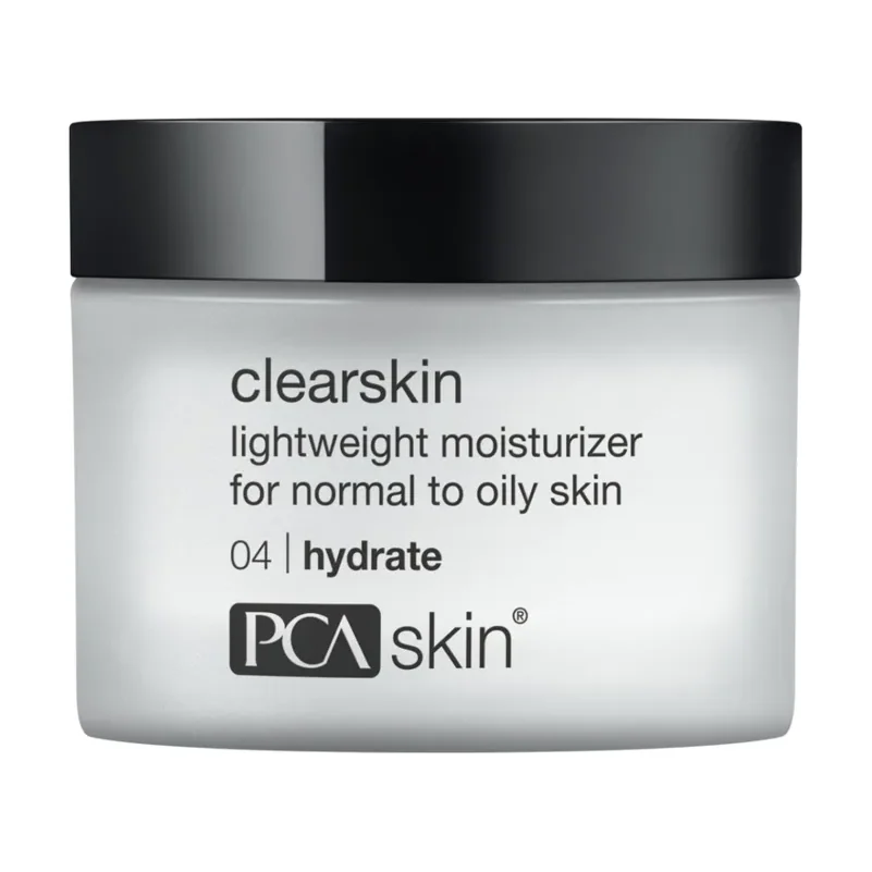 PCA Skin Clearskin lightweight moisturizer jar