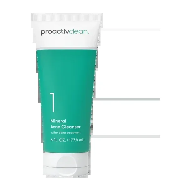 Proactiv Clean+ Acne Cleanser white squeeze bottle with green branding
