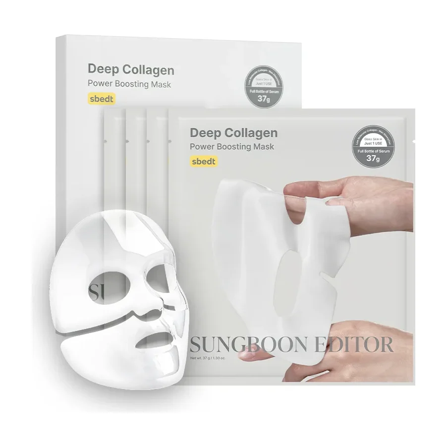 Sungboon Editor Deep Collagen Mask 4-piece box of thick hydrogel sheet masks