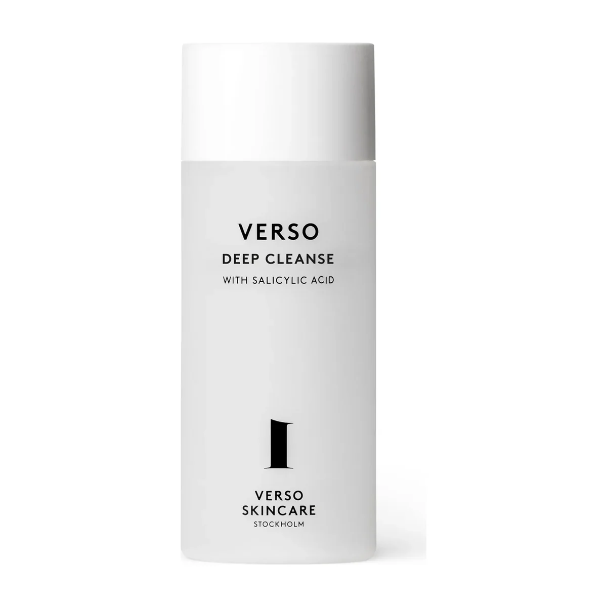 Verso Skincare Deep Cleanse 150 mL clear plastic bottle with pump